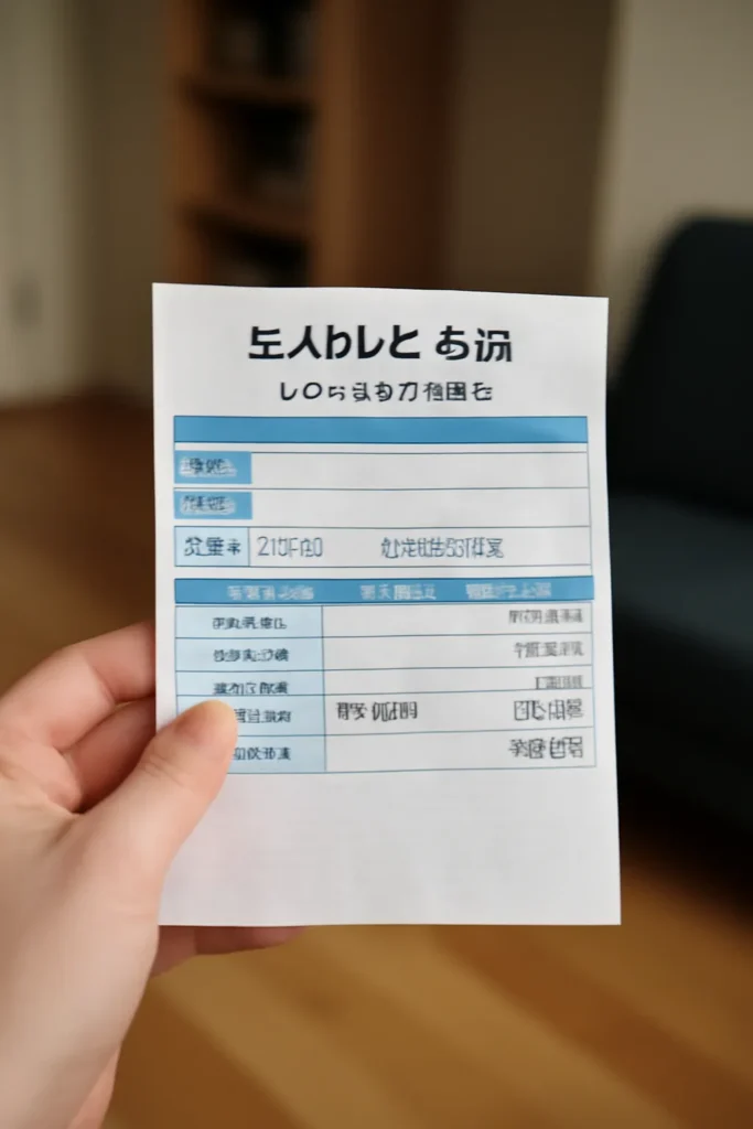 도시가스 고지서