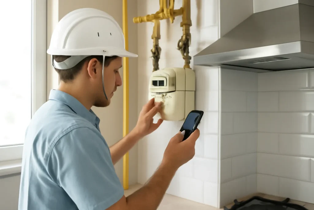 이사시 도시가스 의무신고