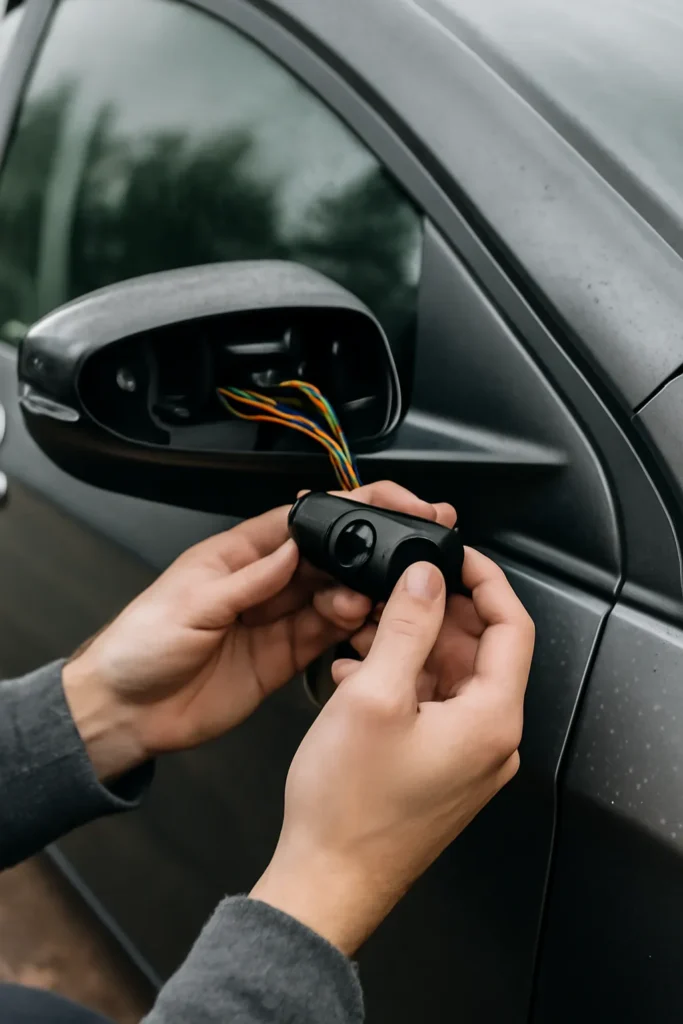 사이드 카메라 배선