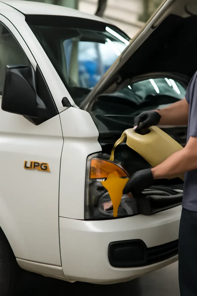 포터 lpg 엔진오일