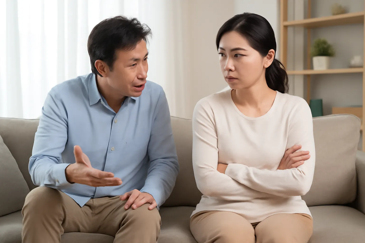 부부싸움은 칼로 물베기