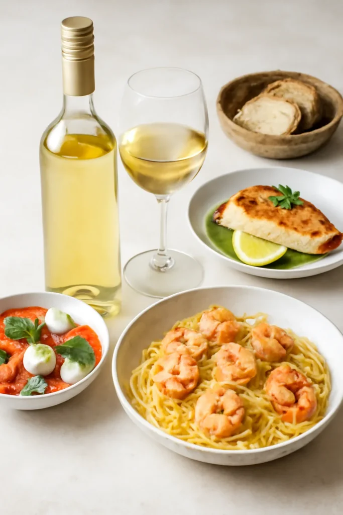 화이트 와인과 어울리는 음식