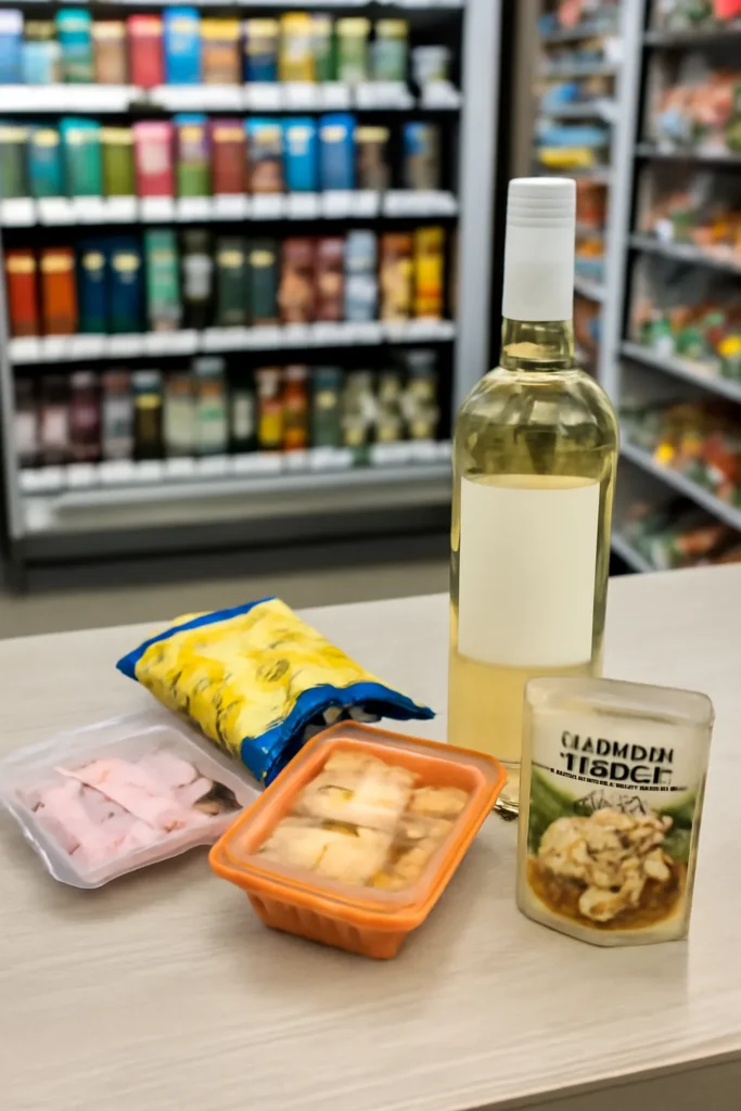 화이트와인 안주 편의점