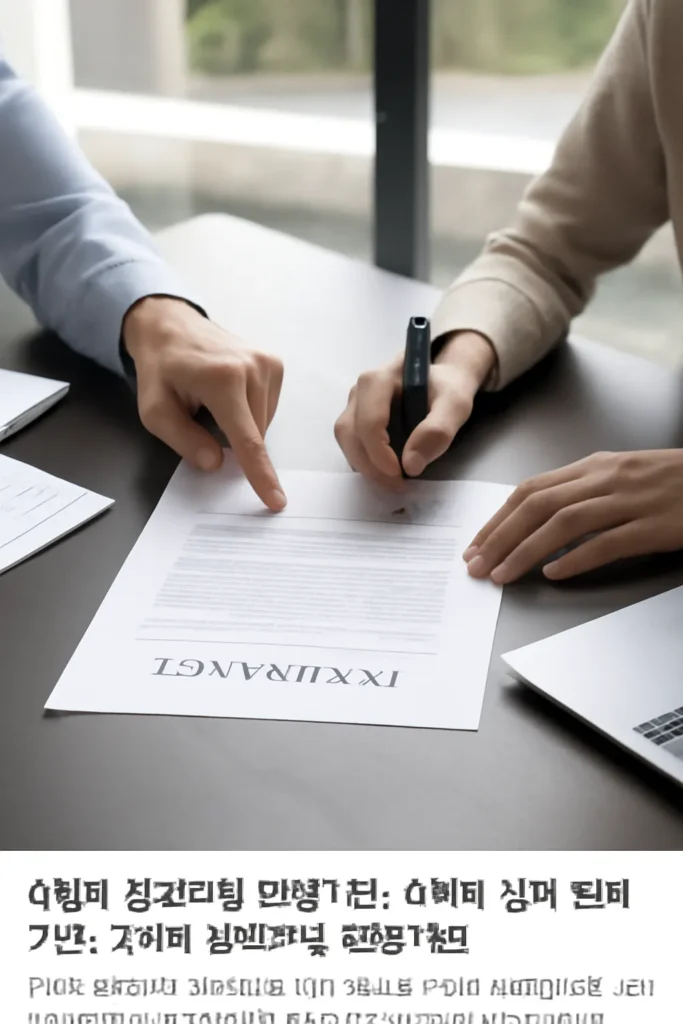 4세대 실손보험 면책기간