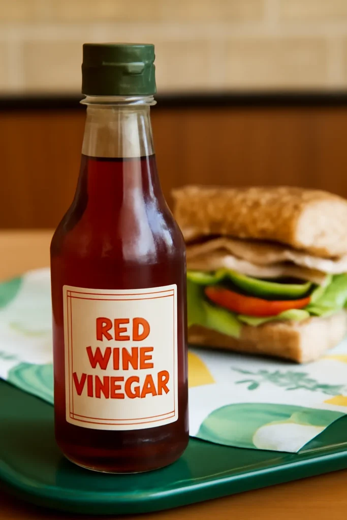 서브웨이 레드와인식초