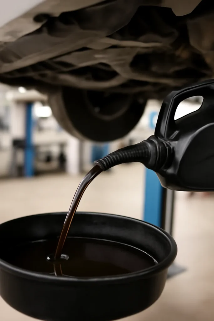 엔진오일 버리는법