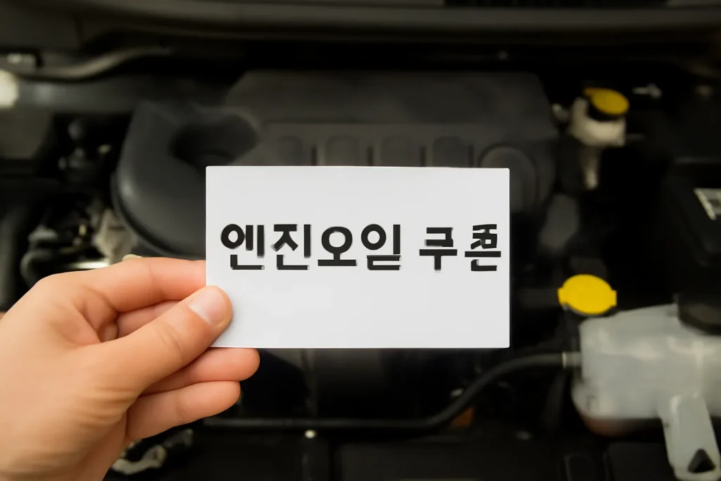 엔진오일 쿠폰