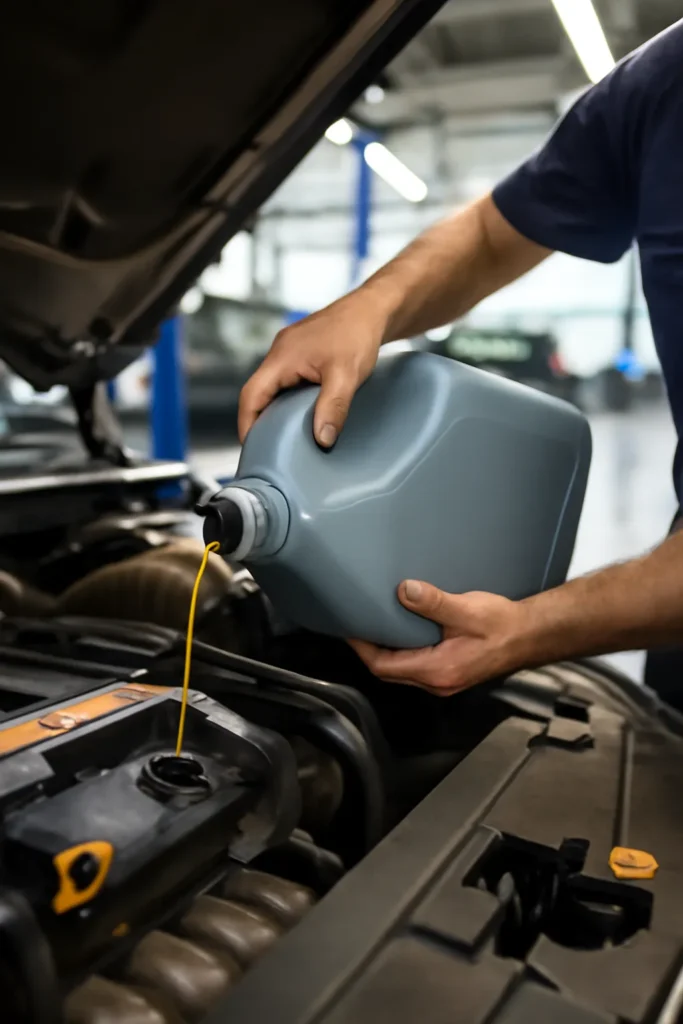 엔진오일 6리터