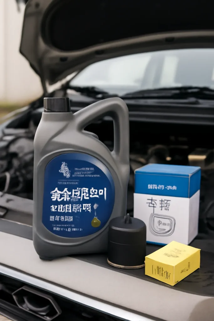 모닝 엔진오일 세트