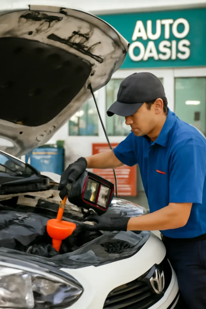 오토오아시스 엔진오일 교환가격