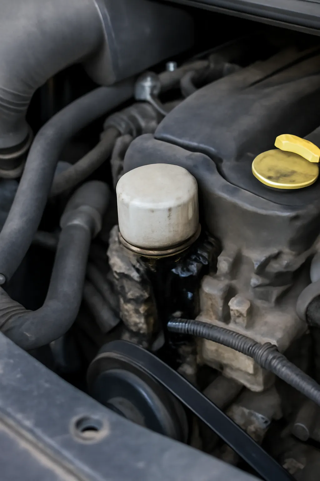 그랜드 스타렉스 엔진오일 누유