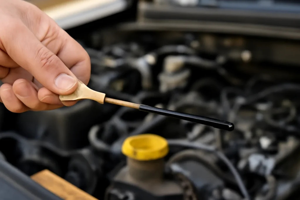 디젤 엔진오일 색깔