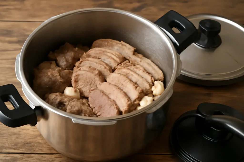 앞다리살 수육 압력솥