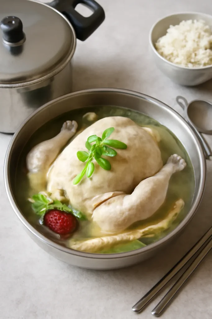 압력솥 삼계탕 끓이는법