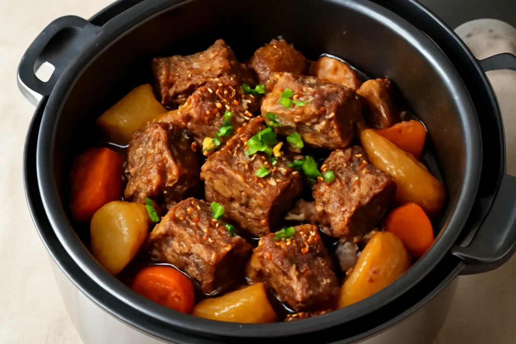 압력솥 갈비찜 만들기