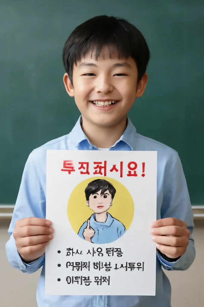 초등학생 반장선거 공약