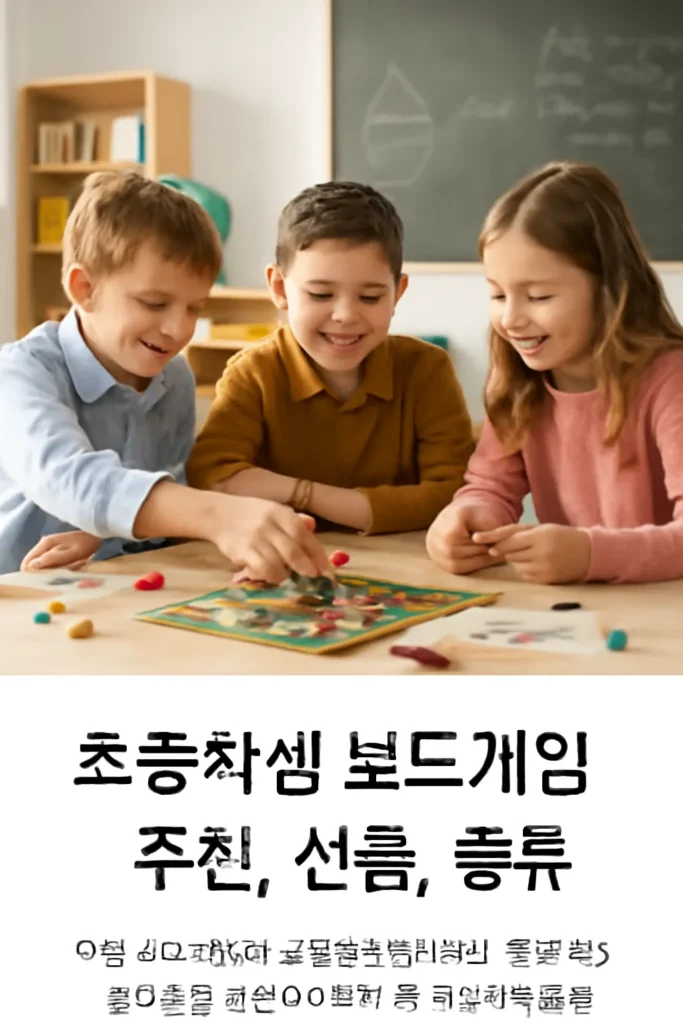 초등학생 보드게임