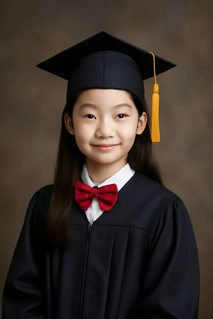 초등학생 졸업사진