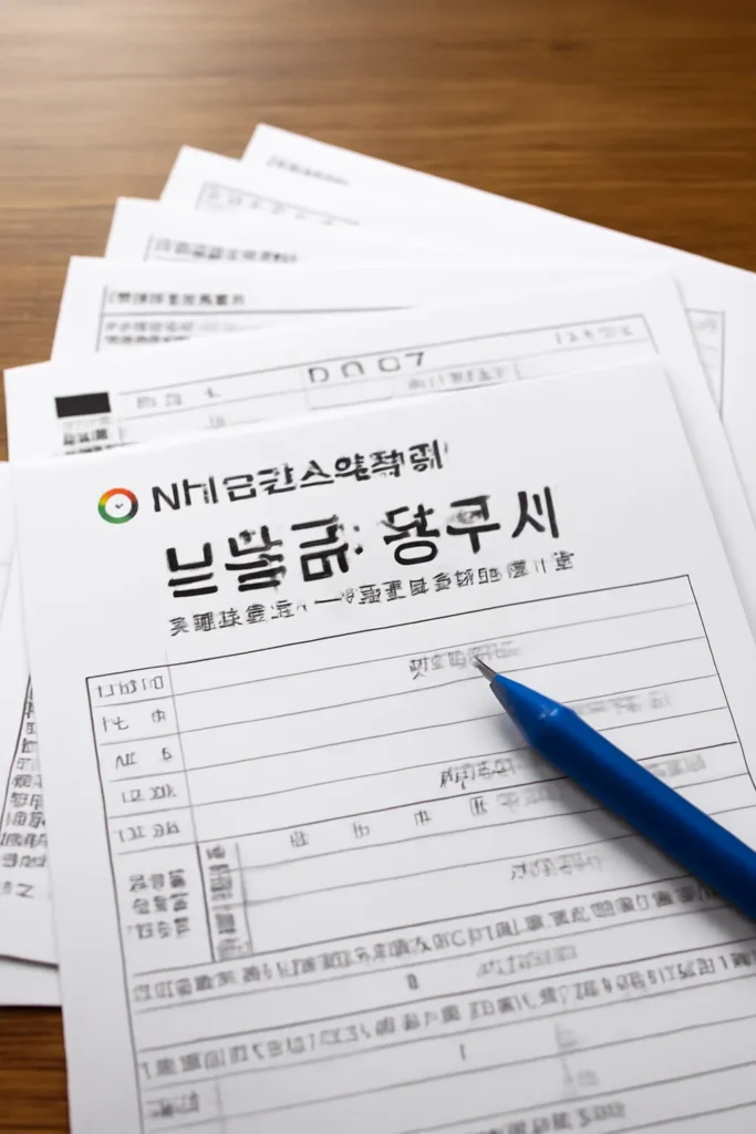 농협 실손보험 청구서류