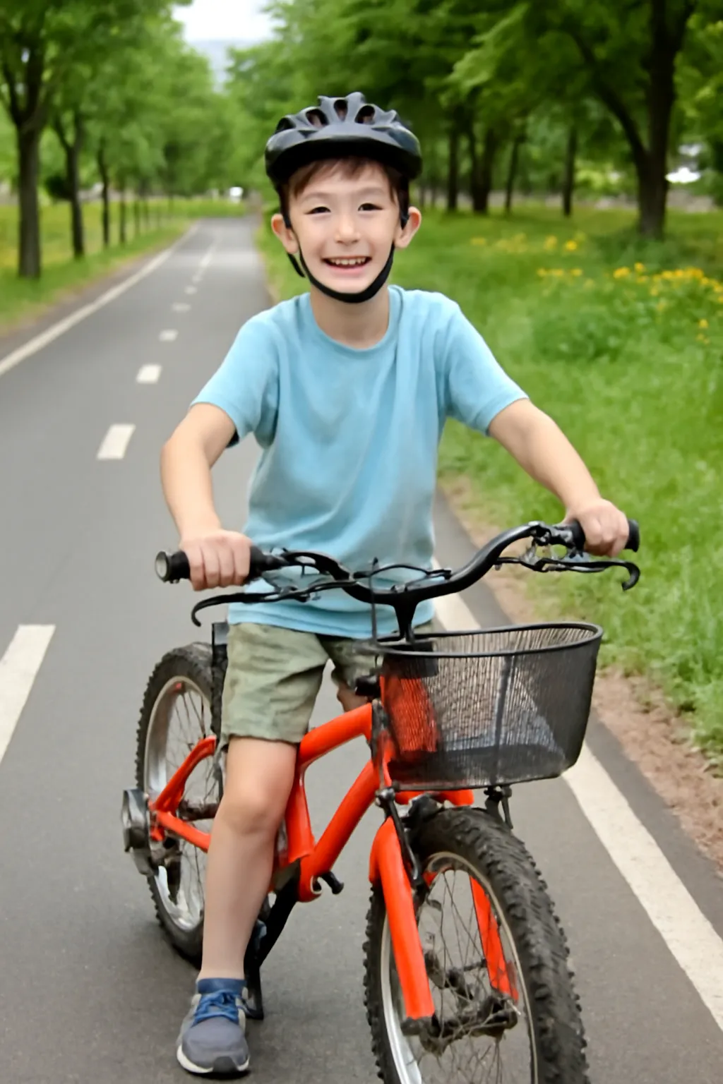 전주 초등학생 자전거