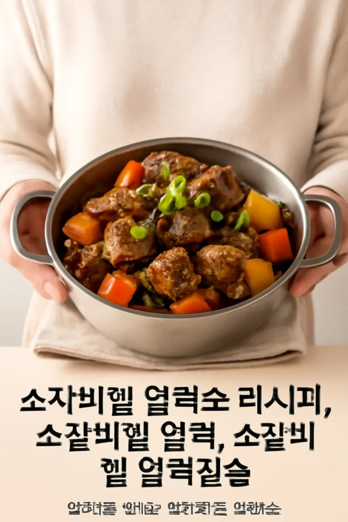 소갈비찜 압력솥방법