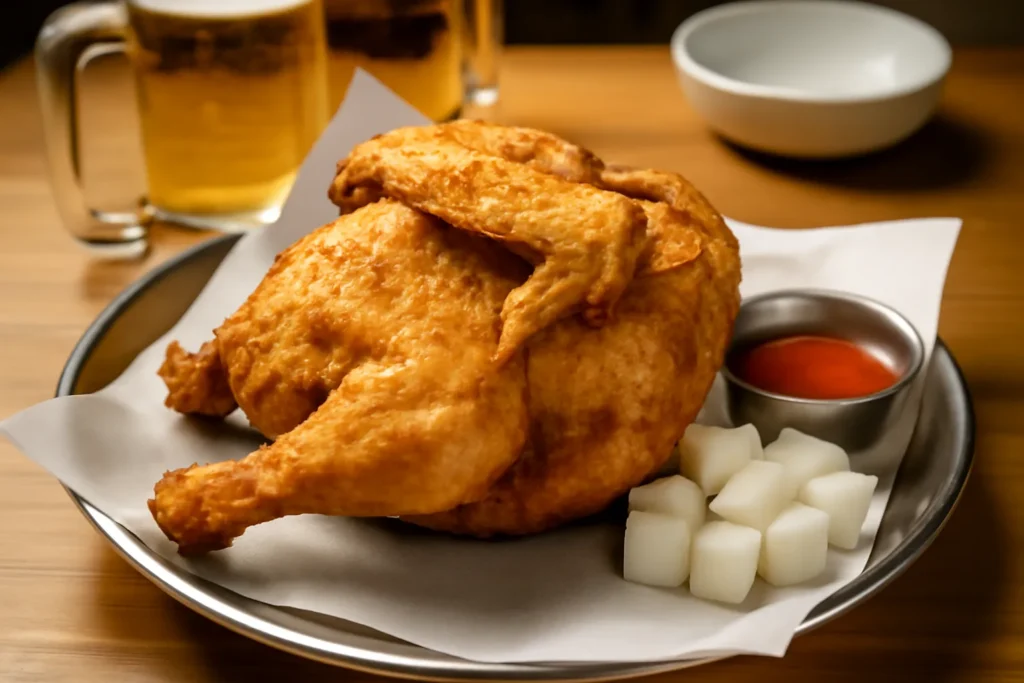 가마솥압력솥통닭&호프