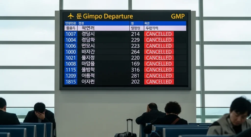 김포공항 결항