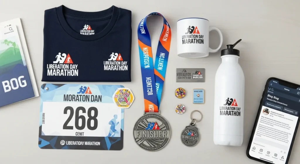 광복절 마라톤 기념품