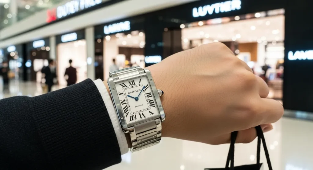 인천공항 까르띠에 시계