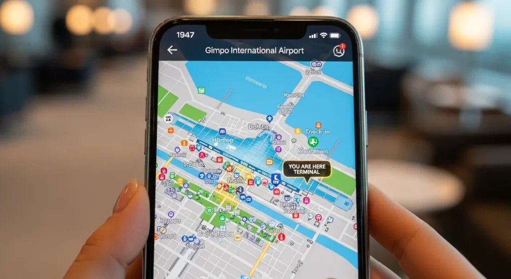 김포공항 내부지도