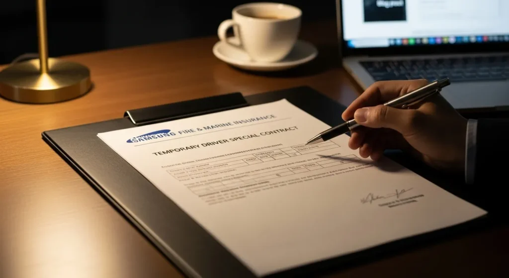 삼성화재 자동차보험 임시운전자 특약