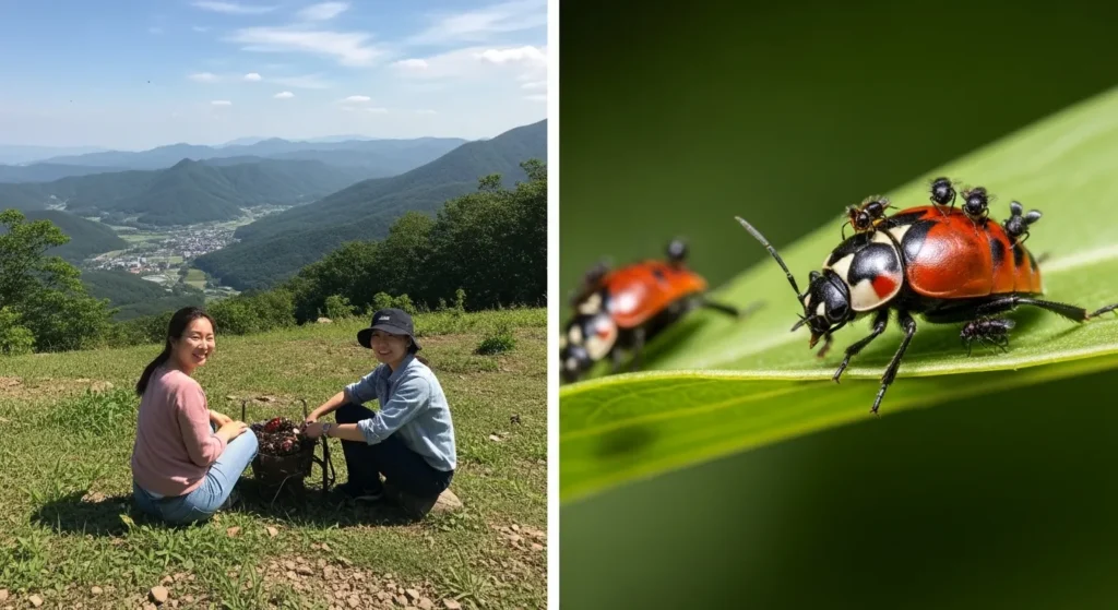 계양산 러브버그 떼