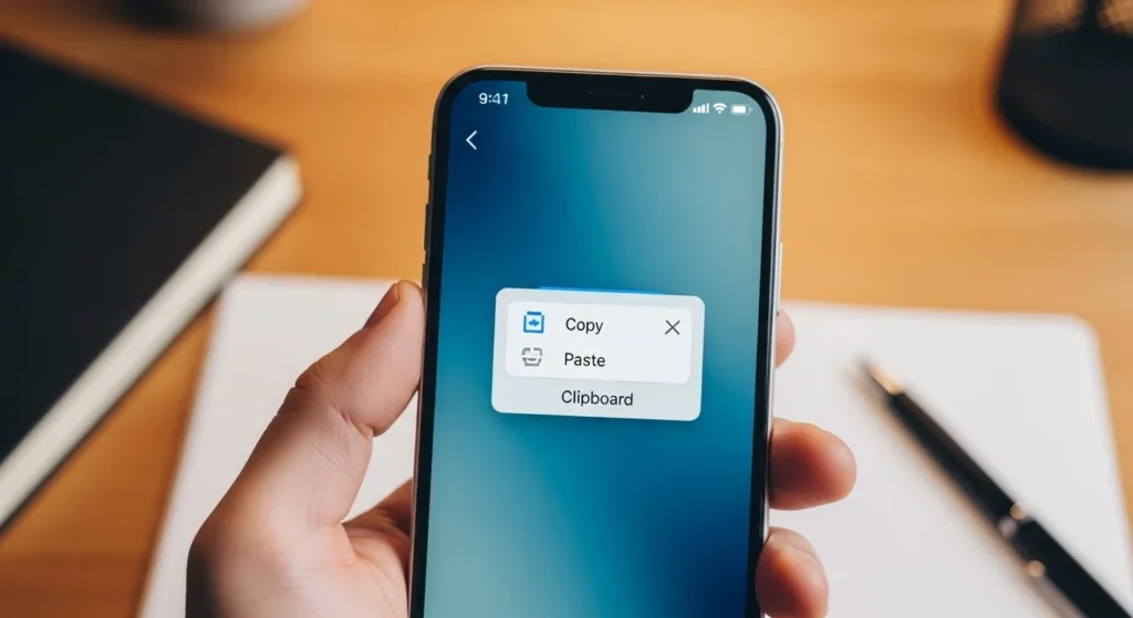 스마트폰 클립보드 찾기