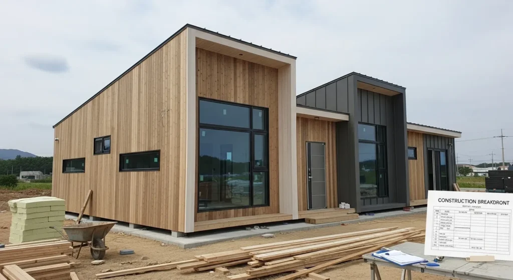 조립식 주택 건축비용 25평