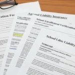 학원 배상책임보험 가입 필요 서류