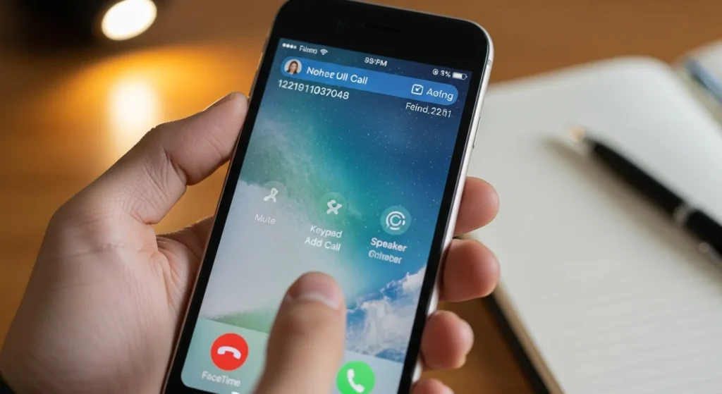 아이폰 통화 중 녹음 방법