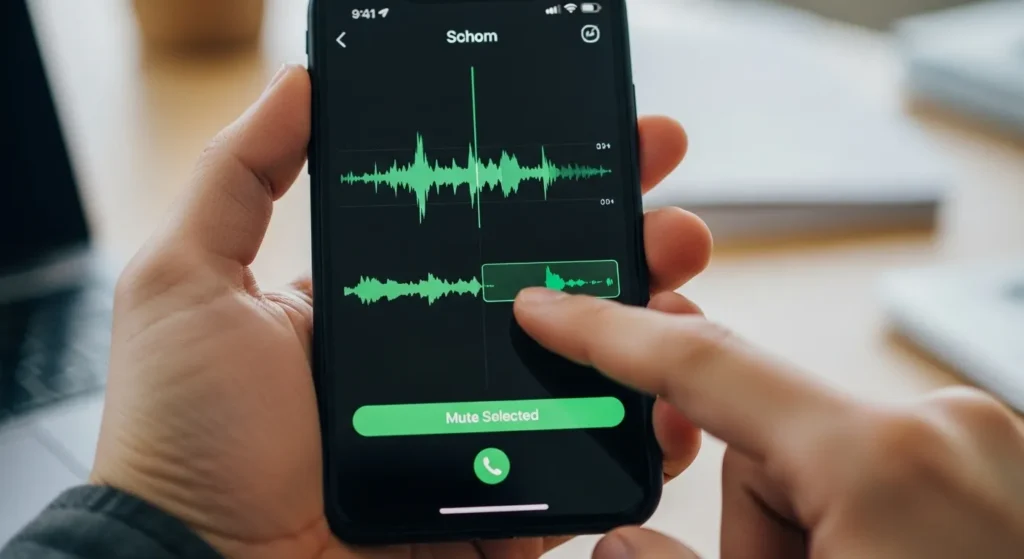 아이폰 통화녹음 소리 제거