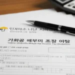 노란우산공제 소득공제 서류
