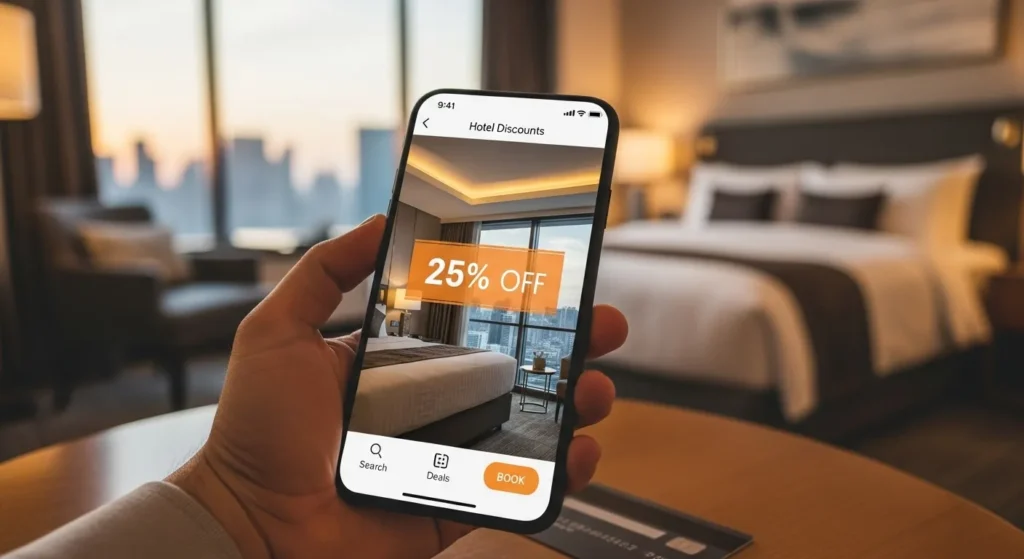 호텔 할인 받는 법