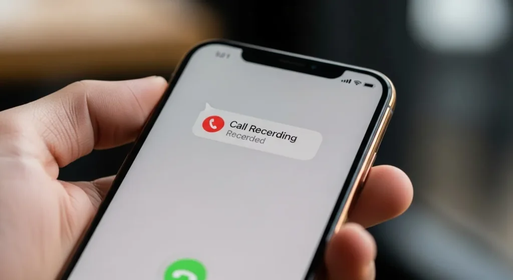 아이폰16프로 통화녹음 고지