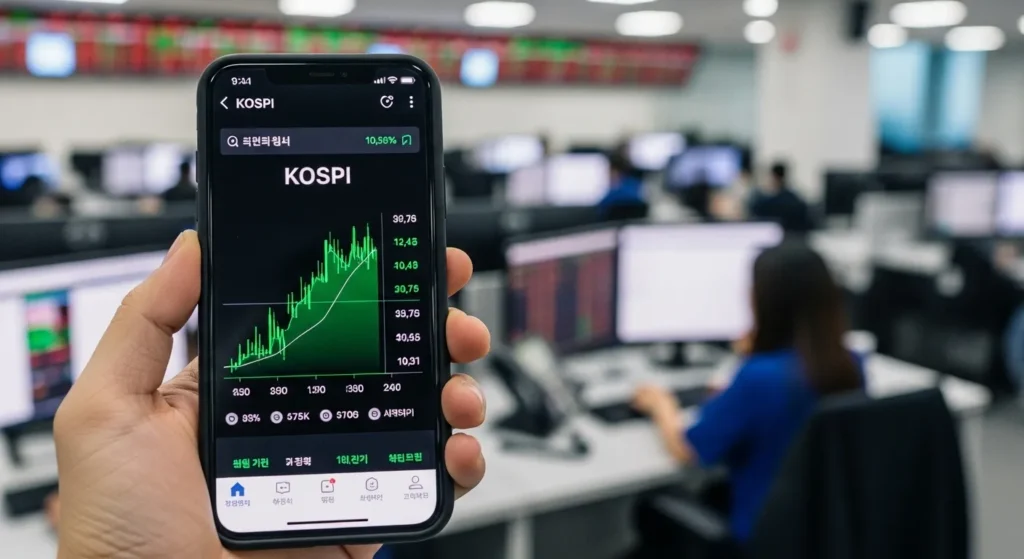 코스피 순위 확인