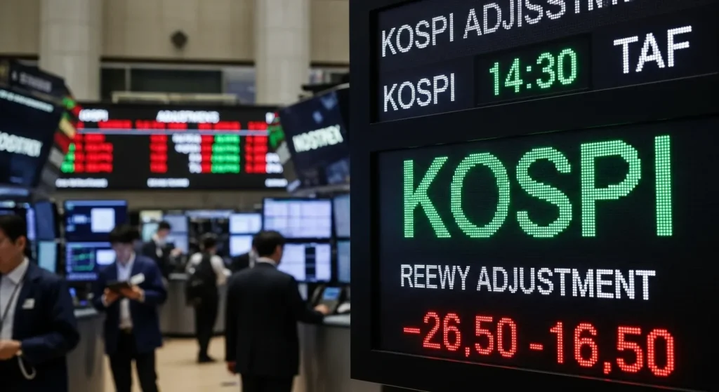 코스피 조정