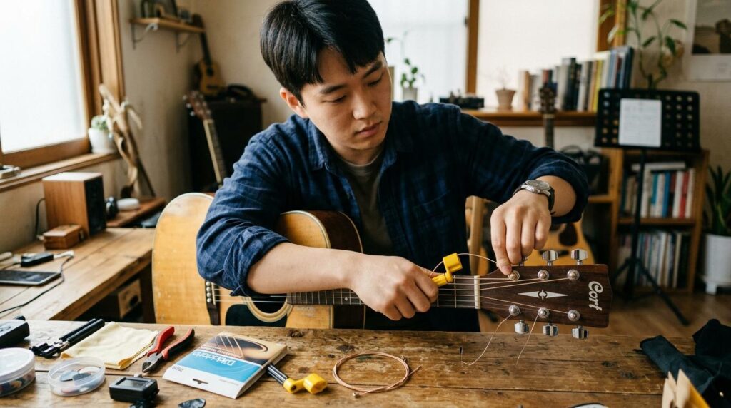 기타 줄 교체법