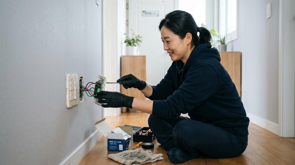 전기 스위치 및 콘센트 교체