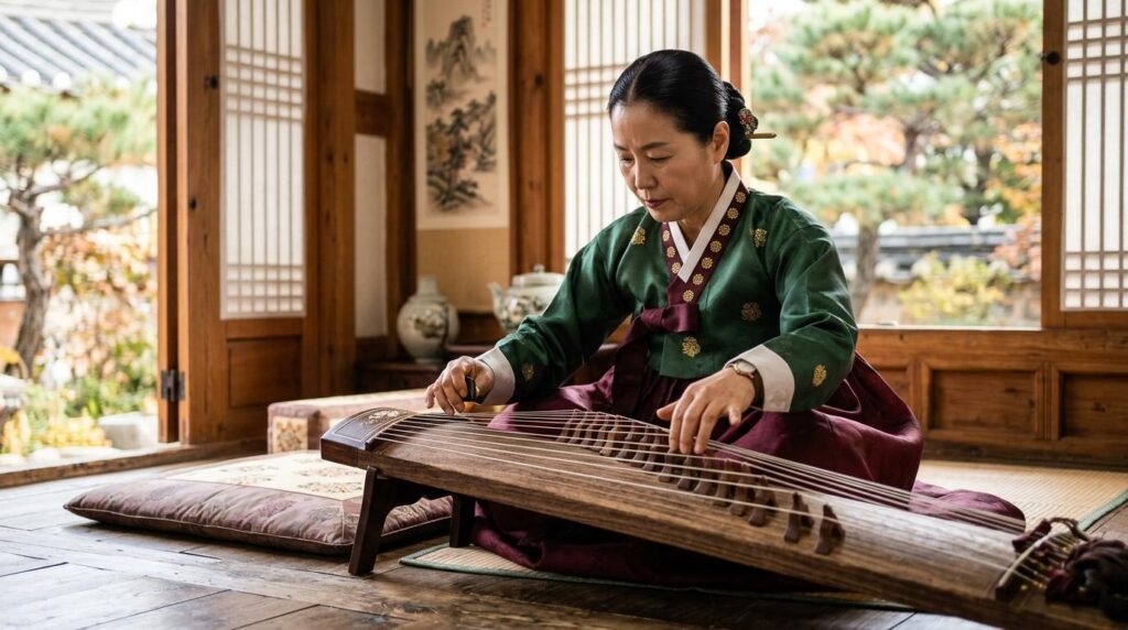 가야금의 연주법