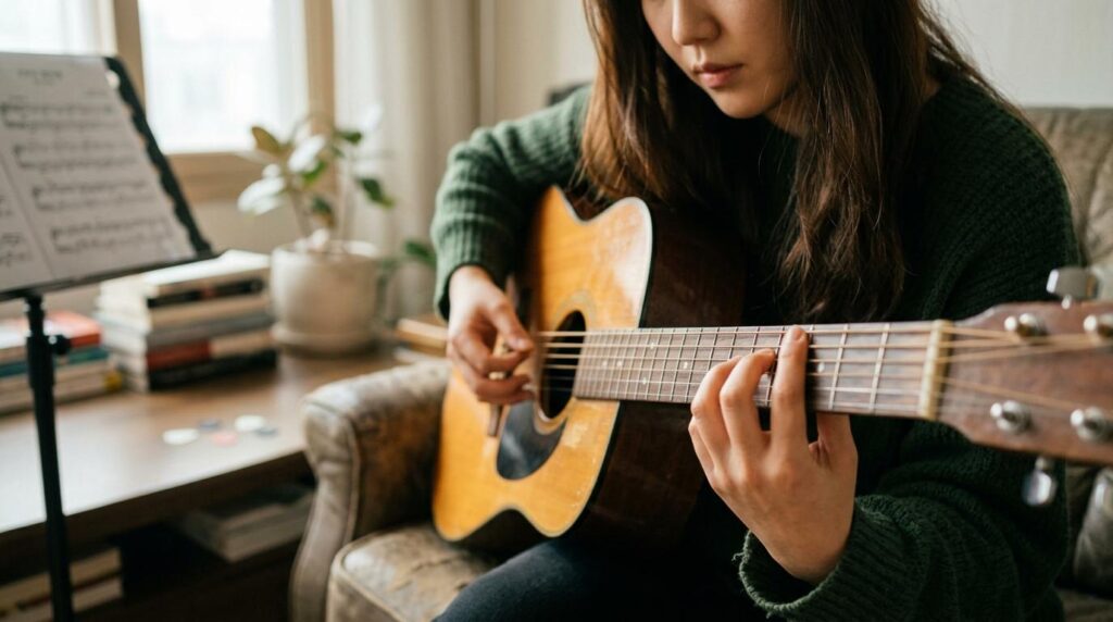 기타 Cm코드 운지법