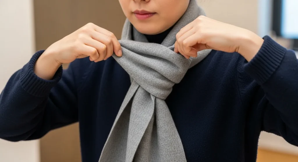 스카프&머플러 매는법