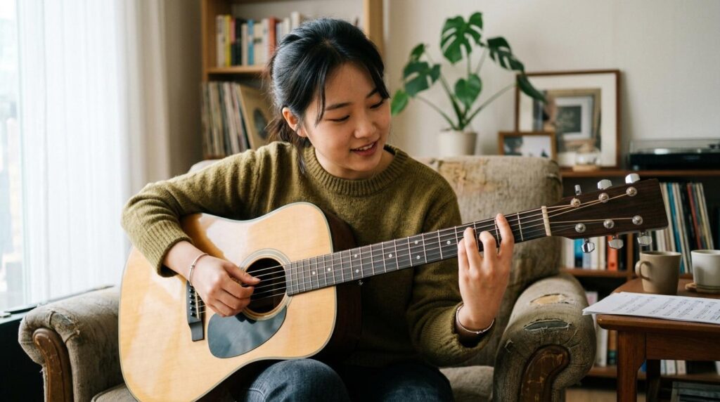 기타 F코드 운지법