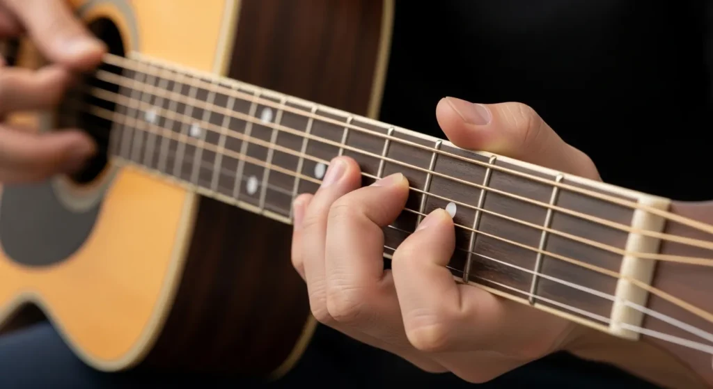 기타 D코드 운지법