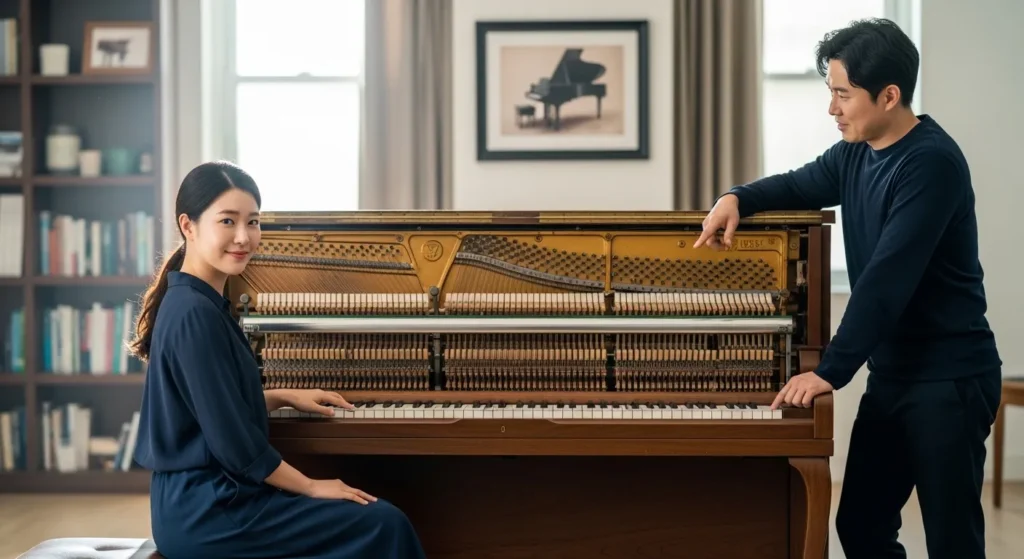 피아노의 종류 및 구조